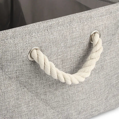 S/M/L Custom Name Pet Toy Basket Cat Dog Foldable Box Print Storage Baskets For Clothes Pets Accessories