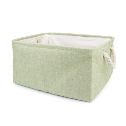Folding Storage Basket Linen Pet Toy Storage Fabric Wardrobe Office Bedroom Closet Cat Dog Clothes Laundry Basket With Handle