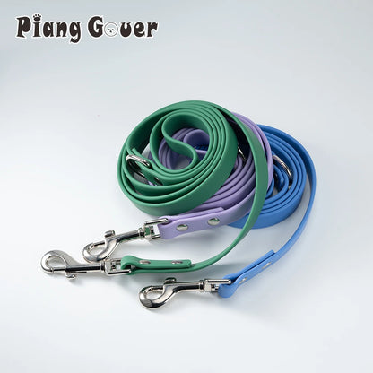150cmX1.9cm Dog Leash Waterproof Outdoor Walk Training Pet Traction Rope PVC