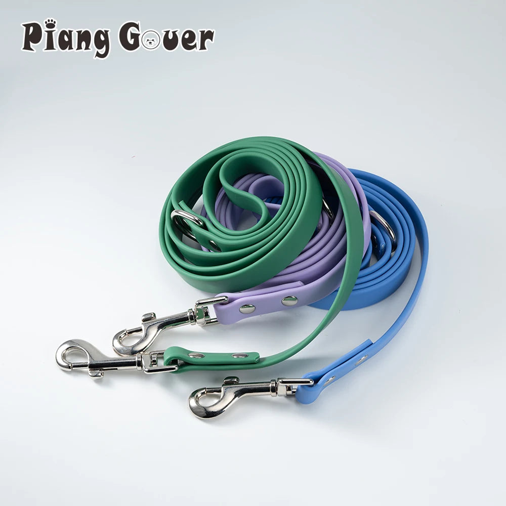 150cmX1.9cm Dog Leash Waterproof Outdoor Walk Training Pet Traction Rope PVC