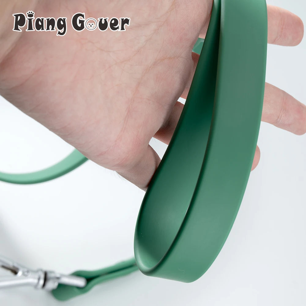 1pc PVC Waterproof Dog Leash Traction Lead Rope Outdoor Medium Pet Leashes