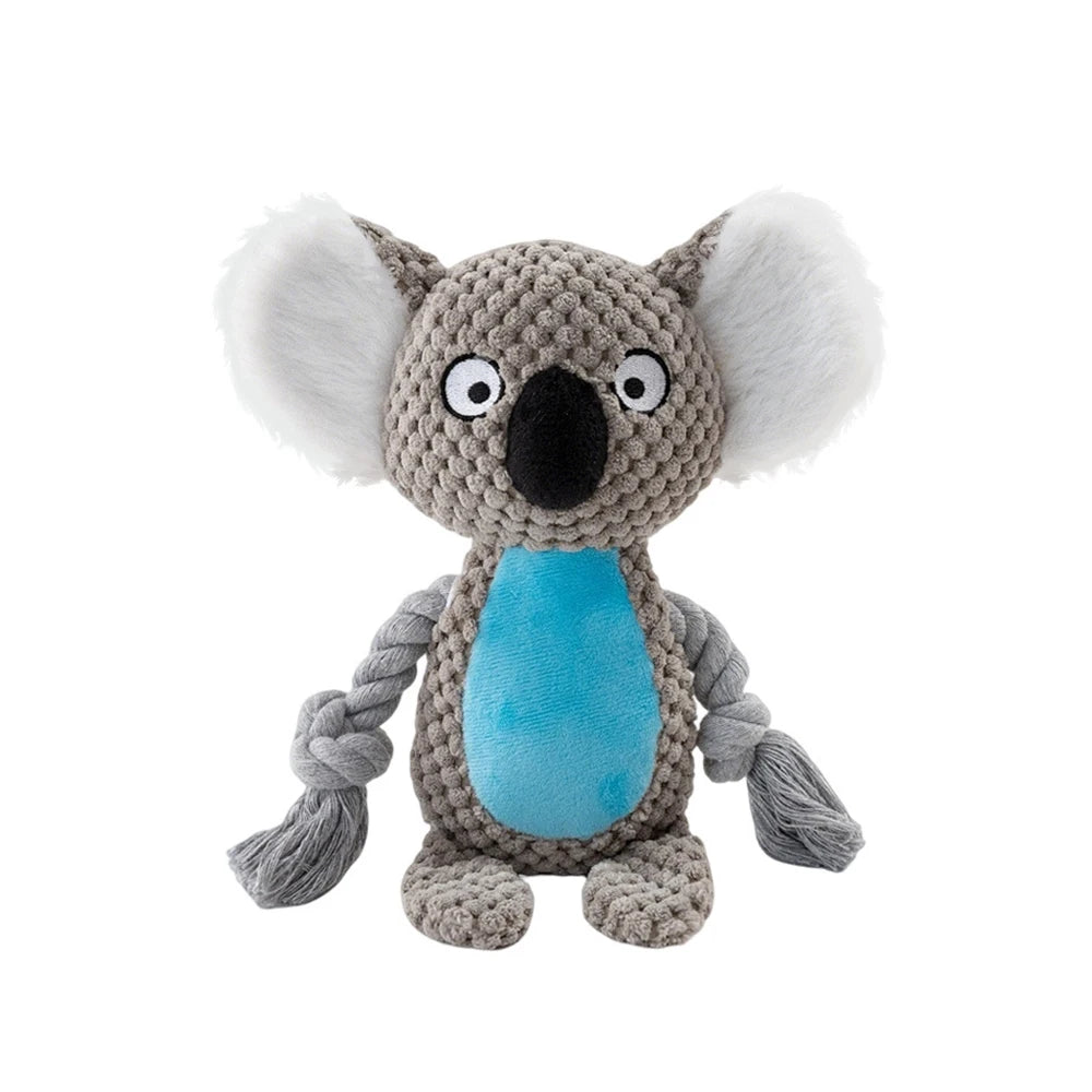 Small Dog Plush Chew Toy Indestructible Bite Resistant Sound Puppy Squeaker Dogs Rattle For Pet Toys Supplies