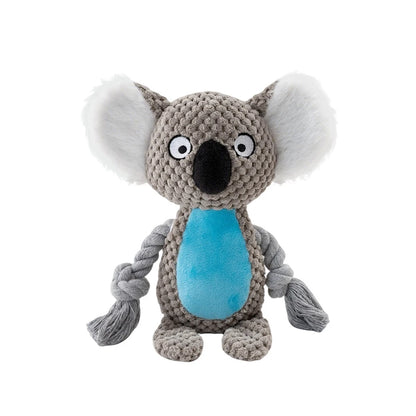 Small Dog Plush Chew Toy Indestructible Bite Resistant Sound Puppy Squeaker Dogs Rattle For Pet Toys Supplies