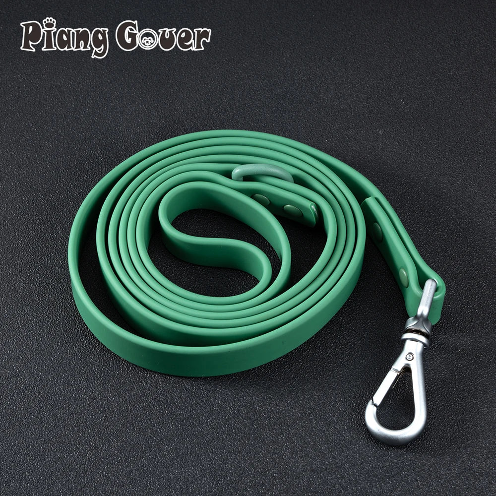 1pc PVC Waterproof Dog Leash Traction Lead Rope Outdoor Medium Pet Leashes