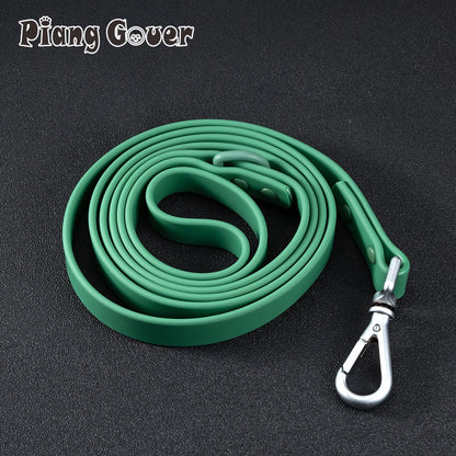 1pc PVC Waterproof Dog Leash Traction Lead Rope Outdoor Medium Pet Leashes