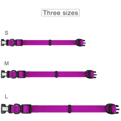 PVC Waterproof Dog Collar Soft Adjustable Pet Collar Big Cat Necklace for Small Medium Large Dog
