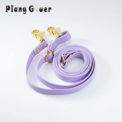 Multi Functional hands-free Pet Dog Walking PVC Dog Leash Waterproof Outdoor Walk Training 2 Heads Pet Traction Rope