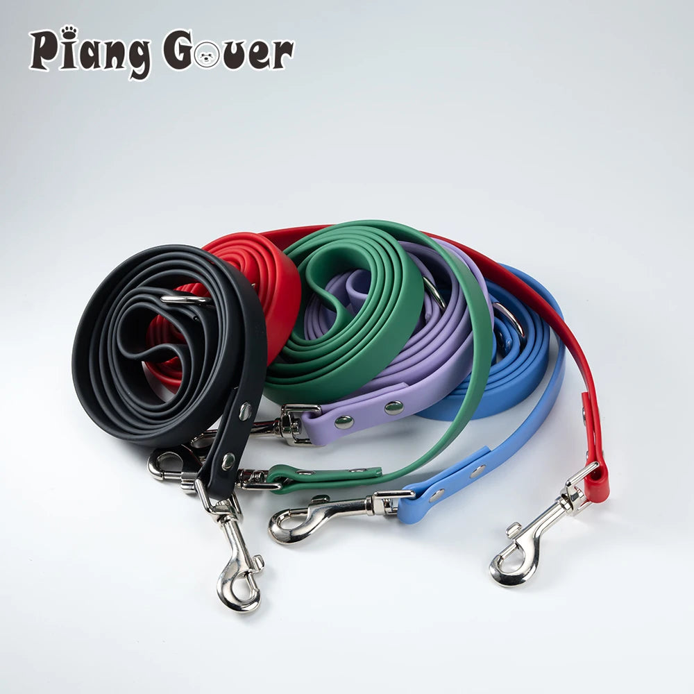 150cmX1.9cm Dog Leash Waterproof Outdoor Walk Training Pet Traction Rope PVC