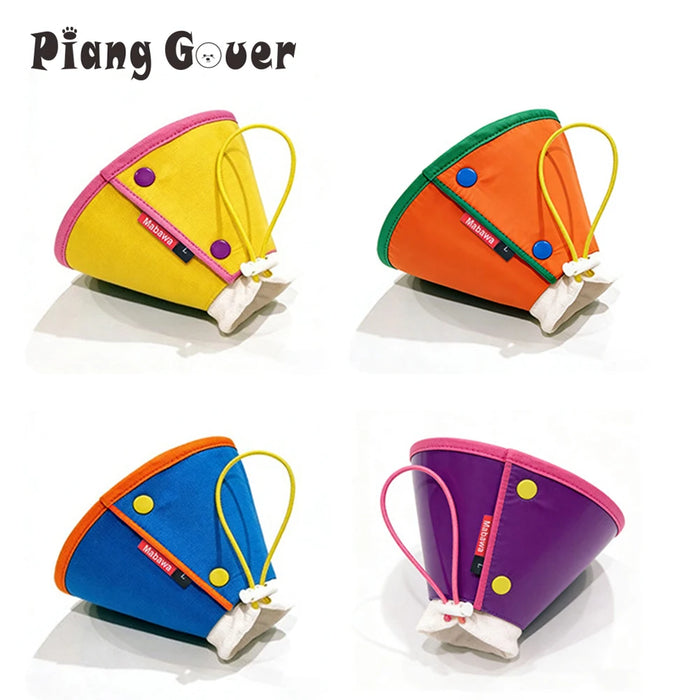 Cat Cone Collar Lightweight Anti-bite Collars Easy To Eat Drink Anti Scratch