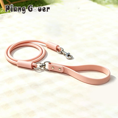 Pet Round Rope PVC Waterproof Dog Leash Traction Lead Small Medium Dogs Leashes