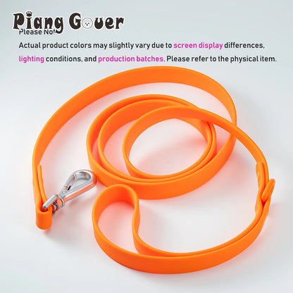 1pc PVC Waterproof Dog Leash Traction Lead Rope Outdoor Medium Pet Leashes