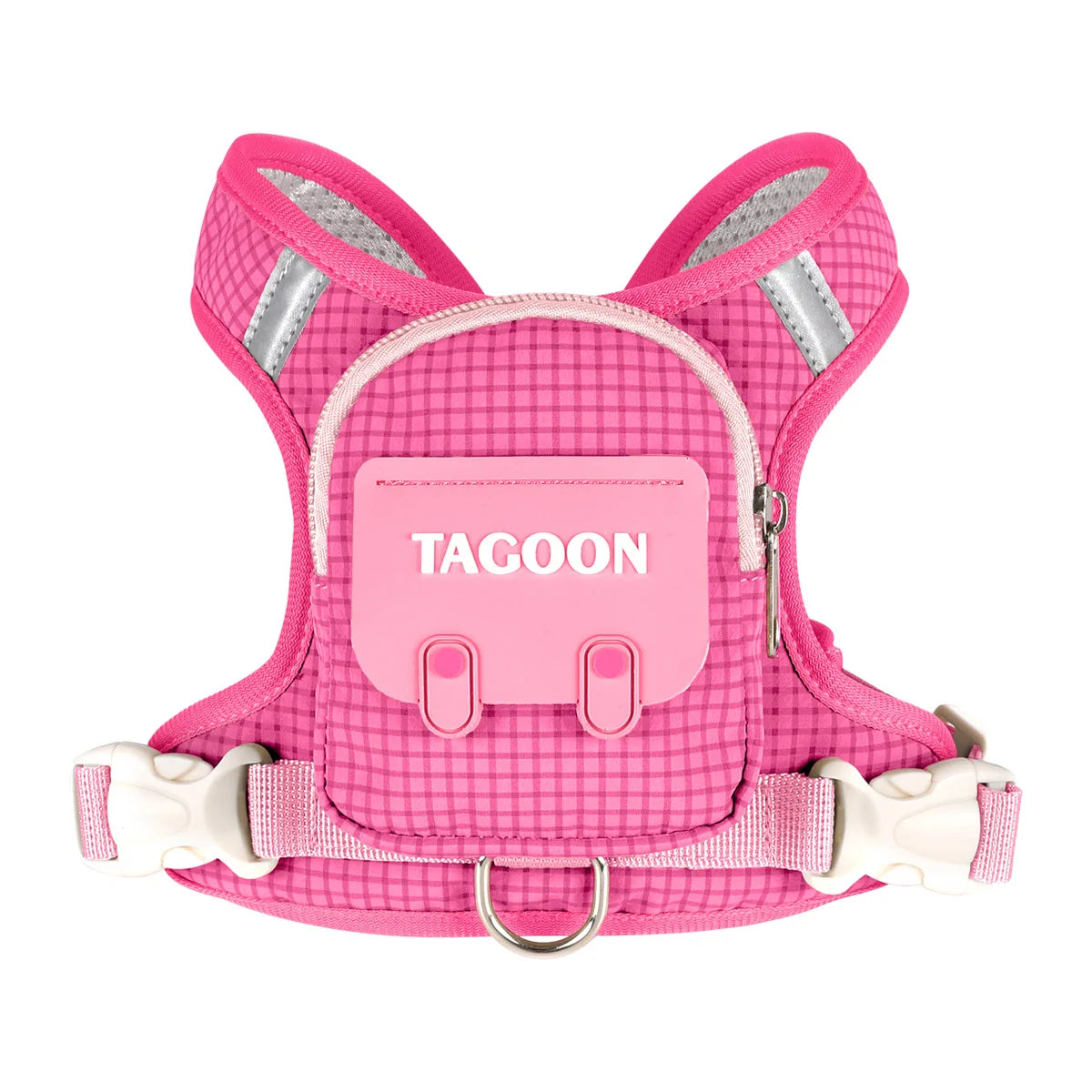 Cute Pet Dog Backpack Outdoor Storage Small Dogs Bag Outdoor Walking Chest Harness