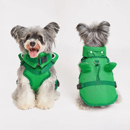 Cartoon Summer Swim Dog Life Jacket Adjustable Pet Body Swimming Pet Vest