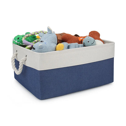 Dog Toy Accessories Basket Pet Clothes Dogs Toys Storage Basket Box Cat Collar Leashes Organizer Bin