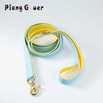 Two-color Pet Leash Dog Outdoor Walk Rope PVC Leashes for Small Medium Dog