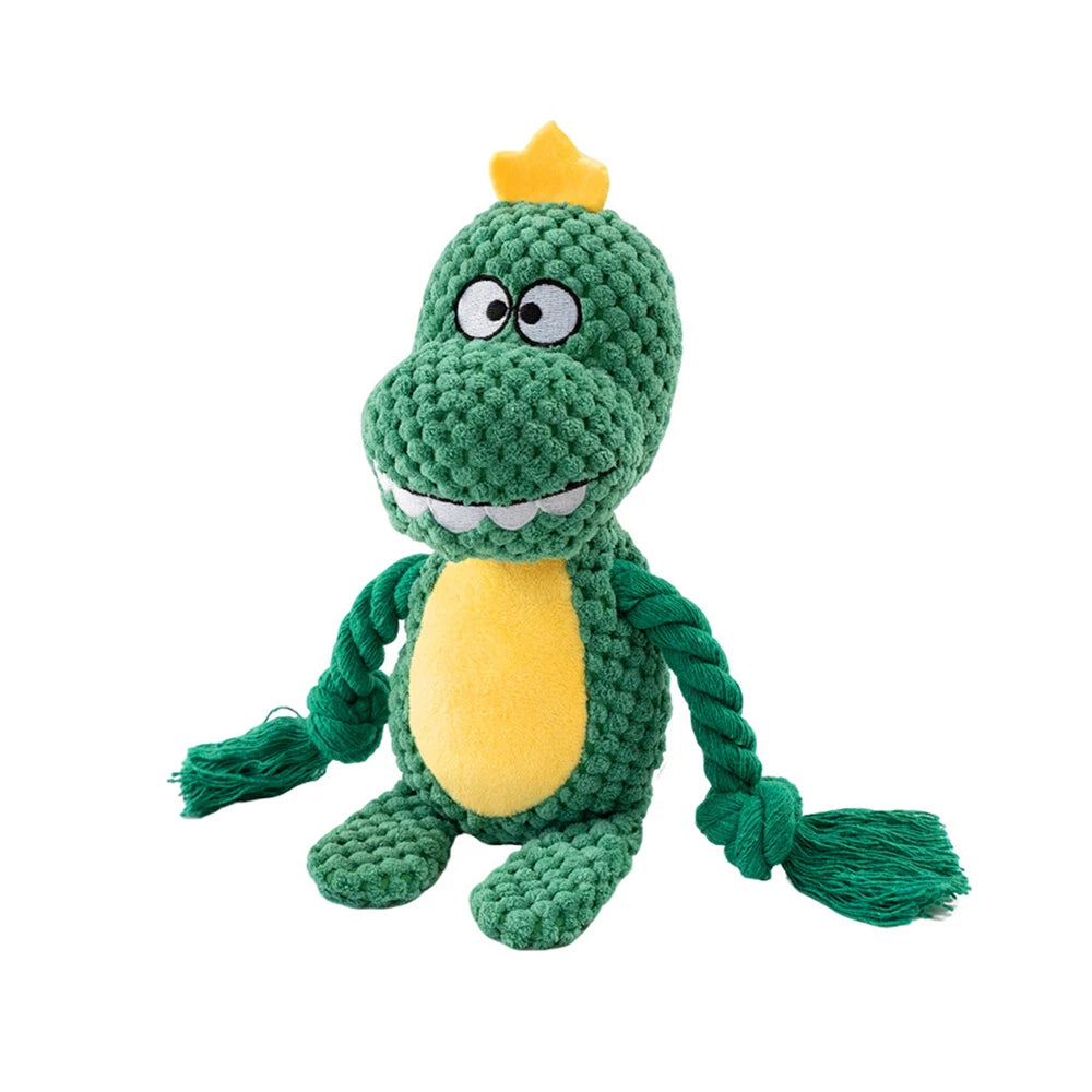 Small Dog Plush Chew Toy Indestructible Bite Resistant Sound Puppy Squeaker Dogs Rattle For Pet Toys Supplies