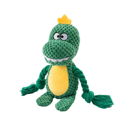 Small Dog Plush Chew Toy Indestructible Bite Resistant Sound Puppy Squeaker Dogs Rattle For Pet Toys Supplies