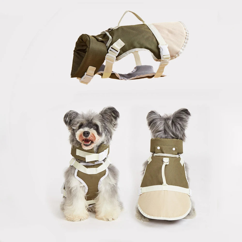 Cartoon Summer Swim Dog Life Jacket Adjustable Pet Body Swimming Pet Vest