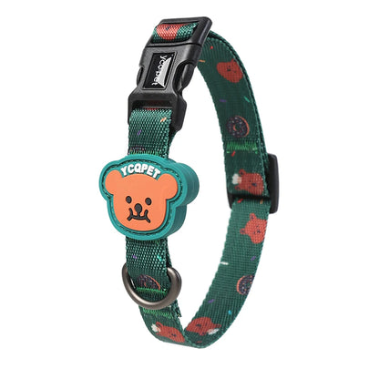 Cute Bear Pet Dog Collar Necklace Puppy Pet Collar For Adjustable Small Medium Dogs