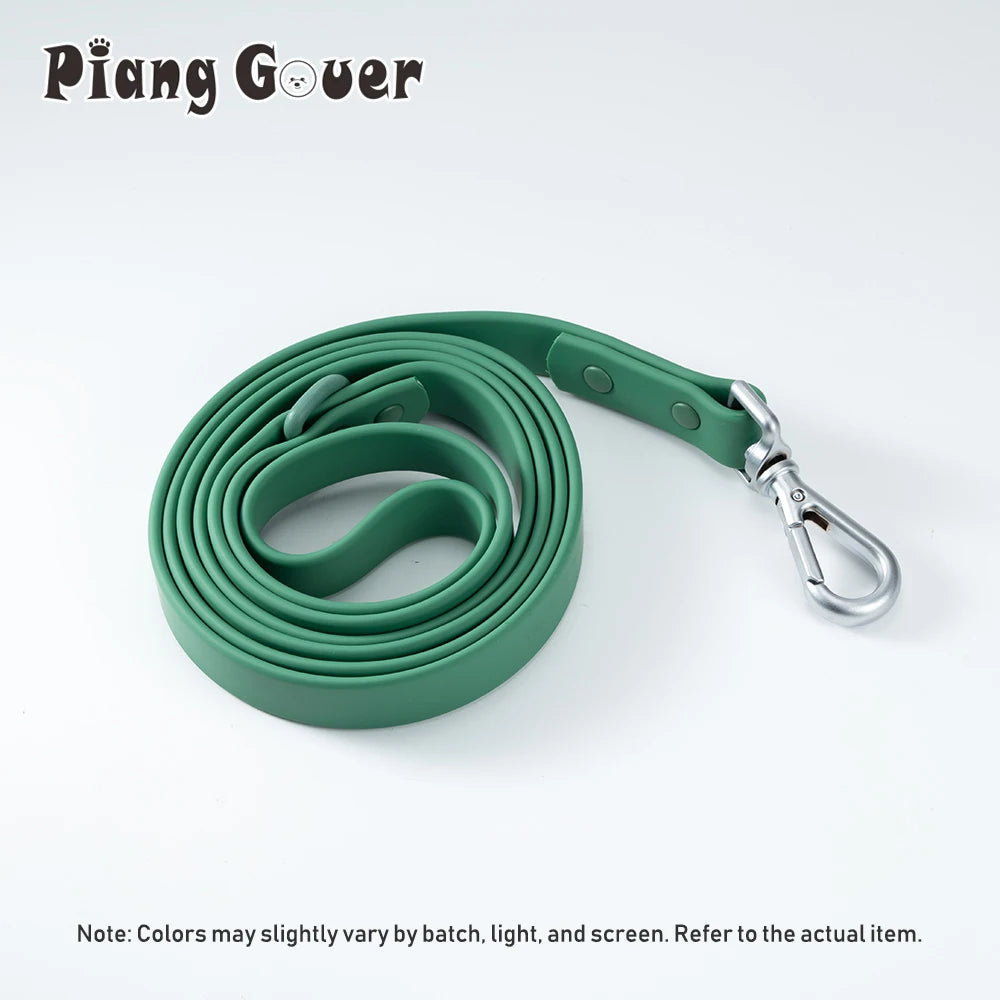 1pc PVC Waterproof Dog Leash Traction Lead Rope Outdoor Medium Pet Leashes
