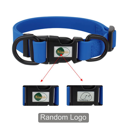 PVC Waterproof Dog Collar Soft Adjustable Pet Collar Big Cat Necklace for Small Medium Large Dog