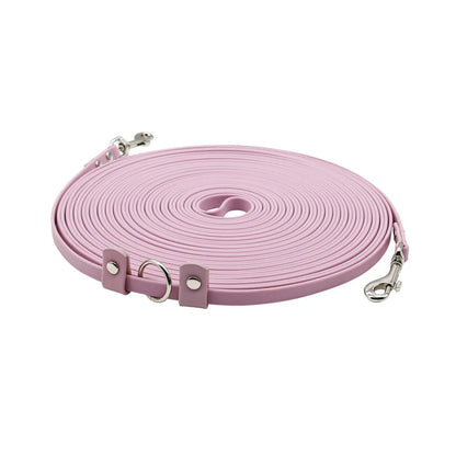 15mX13mm Long PVC Double-headed Dog Leash Waterproof Outdoor Walk Training 2 Heads Pet Traction Rope