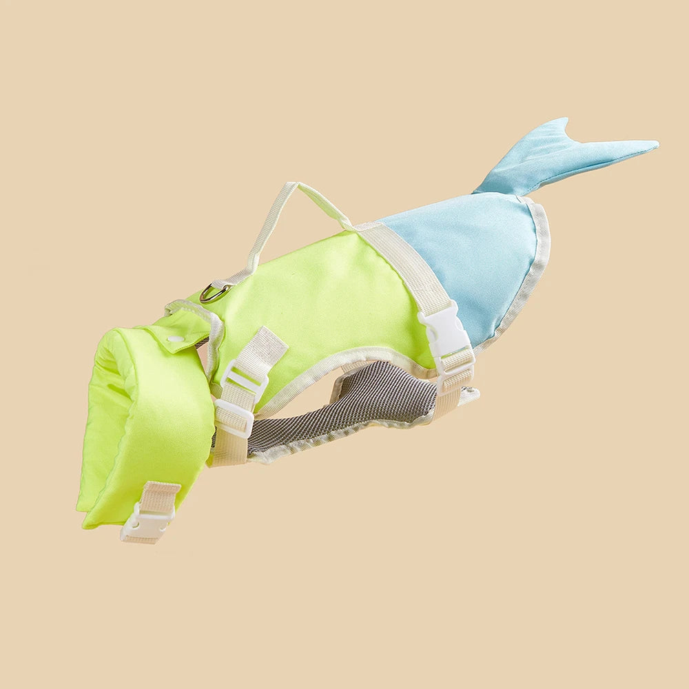 Cartoon Summer Swim Dog Life Jacket Adjustable Pet Body Swimming Pet Vest