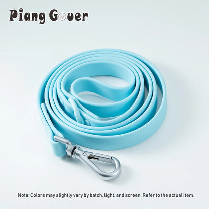 1pc PVC Waterproof Dog Leash Traction Lead Rope Outdoor Medium Pet Leashes