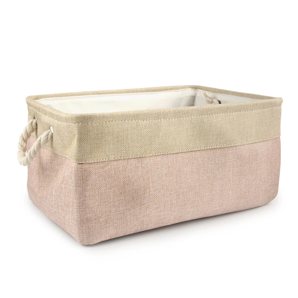 S/M/L Pet Toy Basket Sundries Sorting Cat Dog Clothes Storage Box Accessories Organize Storage Bin