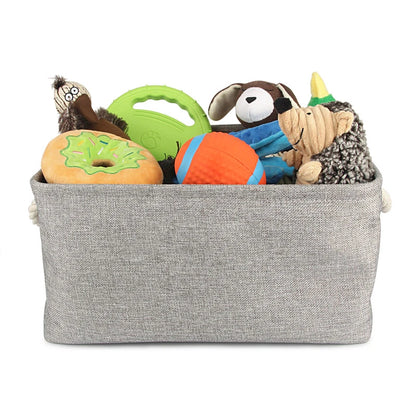 Basket Toys Dog Paw Personalized Pet Toy Storage Box For Clothes Custom Cat Product With Name Dog