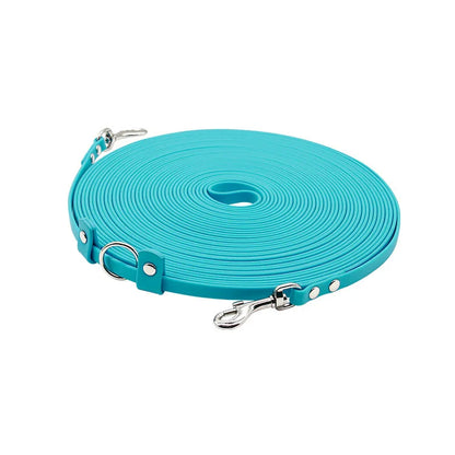 15mX13mm Long PVC Double-headed Dog Leash Waterproof Outdoor Walk Training 2 Heads Pet Traction Rope