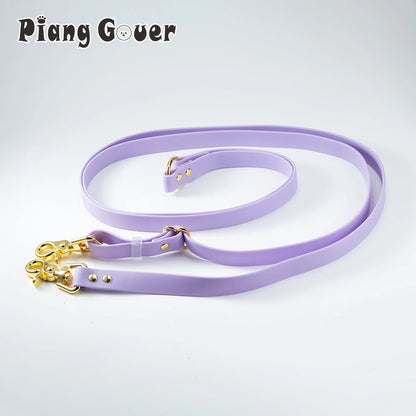 Multifunctional Double Ended Buckle Dog Leash Pet Leash Dog Outdoor Walk Rope PVC Leashes