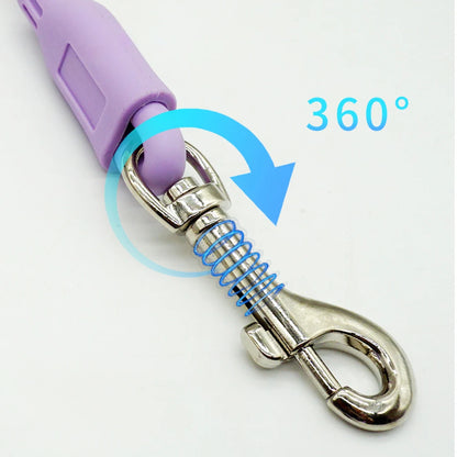 Pet Round Rope PVC Waterproof Dog Leash Traction Lead Small Medium Dogs Leashes