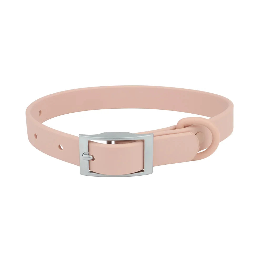 XS/S/M/L/XL Cat Dog Collars Adjustable PVC Pet Collar Candy Color