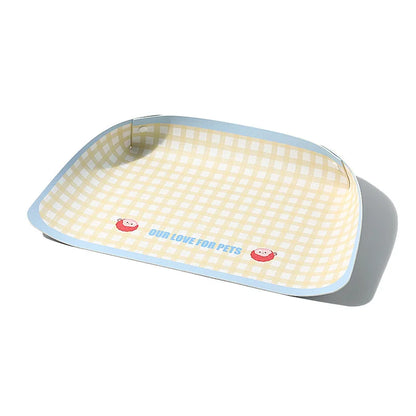 Pet Feeding Mat Half-surrounding Pet Placemat for Cats Dogs Non-Slip Dog Feeding Mat Cat Placemat Dog Accessories