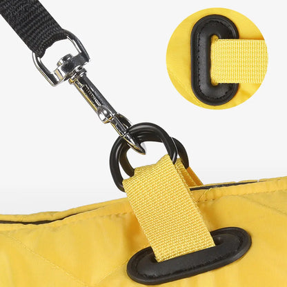 High-neck Warm Dog Jacket Cotton Coat Reflective Vest Thicken Autumn Winter Pet Clothes for Medium Large Dog