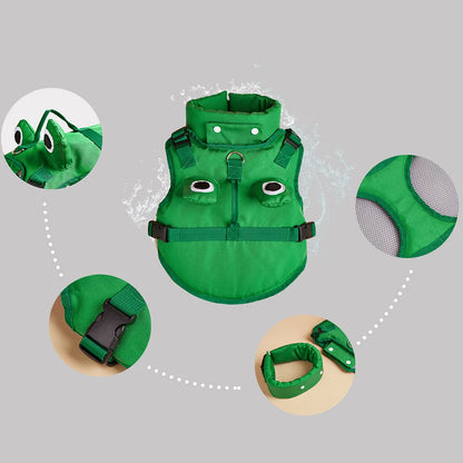 Cartoon Summer Swim Dog Life Jacket Adjustable Pet Body Swimming Pet Vest