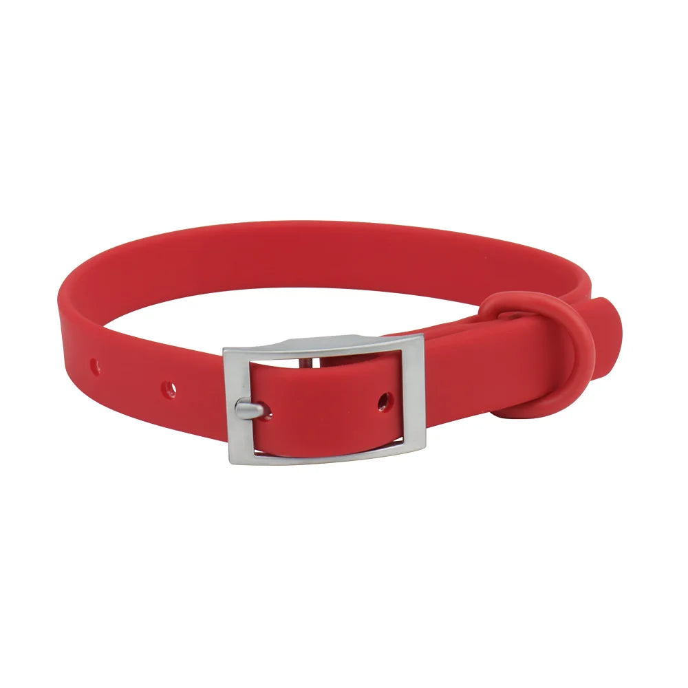 XS/S/M/L/XL Cat Dog Collars Adjustable PVC Pet Collar Candy Color