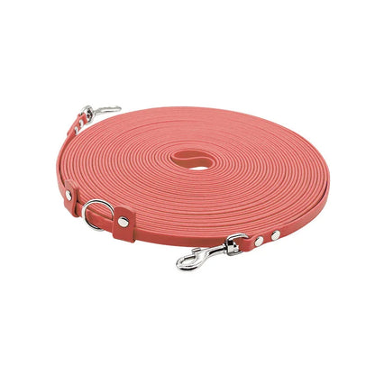 15mX13mm Long PVC Double-headed Dog Leash Waterproof Outdoor Walk Training 2 Heads Pet Traction Rope