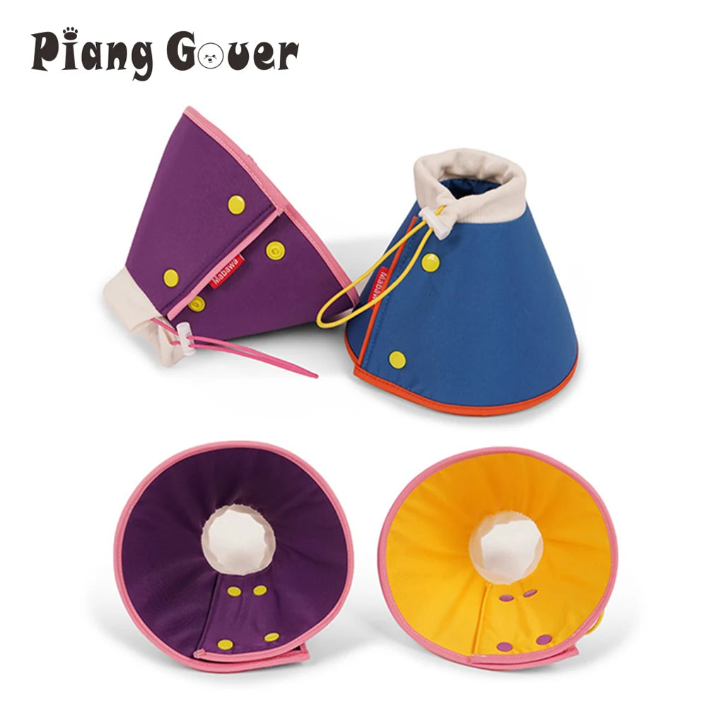 Cat Cone Collar Lightweight Anti-bite Collars Easy To Eat Drink Anti Scratch