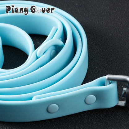1pc PVC Waterproof Dog Leash Traction Lead Rope Outdoor Medium Pet Leashes