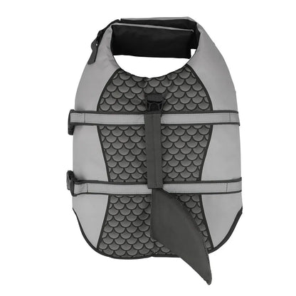 Swim Pet Dog Life Jacket Vest Clothes Life Vest Collar Harness Pet Swimming Summer Swimwear Scales Shark
