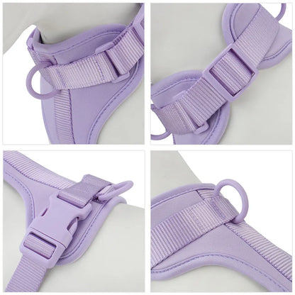Breathable Lightweight Dog Harness Adjustable Pet Chest Strap Outdoor Walk Training Pet Harenss for Small Medium Dog