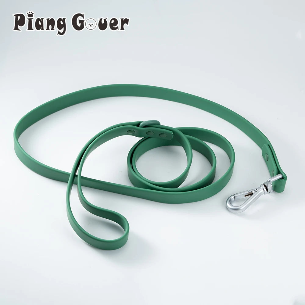 1pc PVC Waterproof Dog Leash Traction Lead Rope Outdoor Medium Pet Leashes