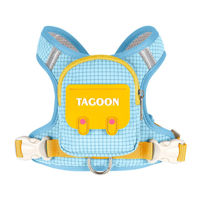 Cute Pet Dog Backpack Outdoor Storage Small Dogs Bag Outdoor Walking Chest Harness