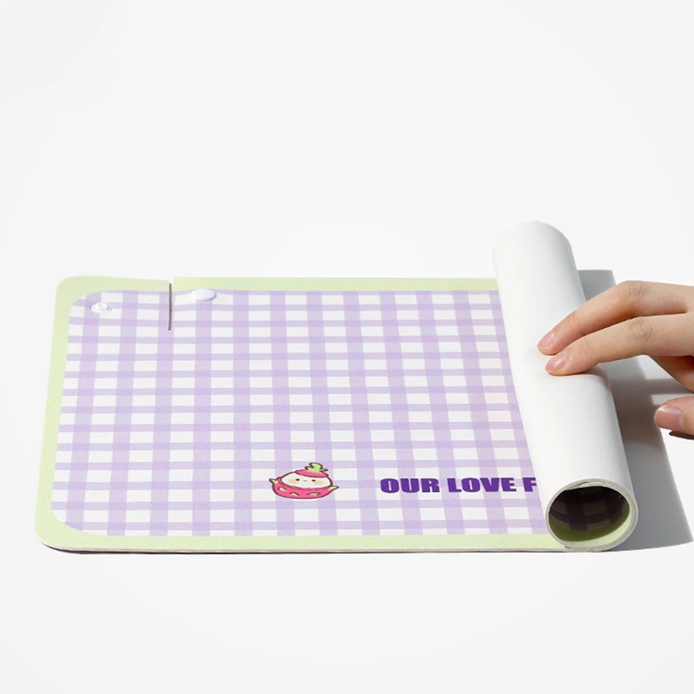Pet Feeding Mat Half-surrounding Pet Placemat for Cats Dogs Non-Slip Dog Feeding Mat Cat Placemat Dog Accessories