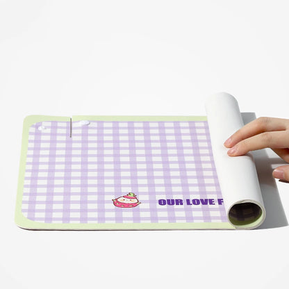 Pet Feeding Mat Half-surrounding Pet Placemat for Cats Dogs Non-Slip Dog Feeding Mat Cat Placemat Dog Accessories