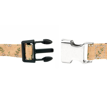 Vintage Flower Dog Collar Pet Cat Adjustable Collars for Small Medium Large Dogs