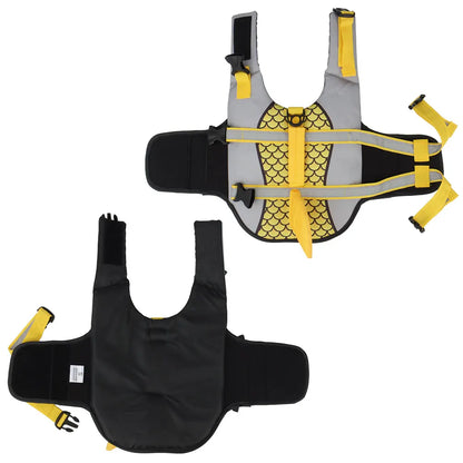Swim Pet Dog Life Jacket Vest Clothes Life Vest Collar Harness Pet Swimming Summer Swimwear Scales Shark