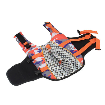 Shiny Dog Swimming Wear Safety Clothes Vest Swimming Suit Outdoor Pet Dog Float Life Jacket Vest  XS-2XL